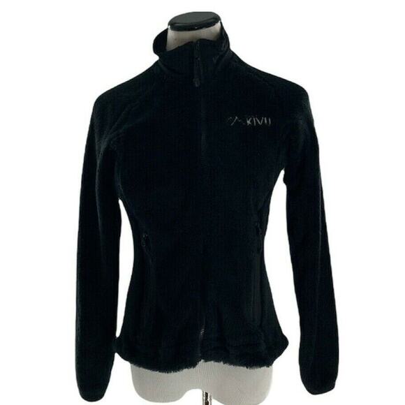 ARC’TERYX Damen Women's Fleece Lined Side Pockets Zipper Black Jacket Size S/P - Picture 1 of 10